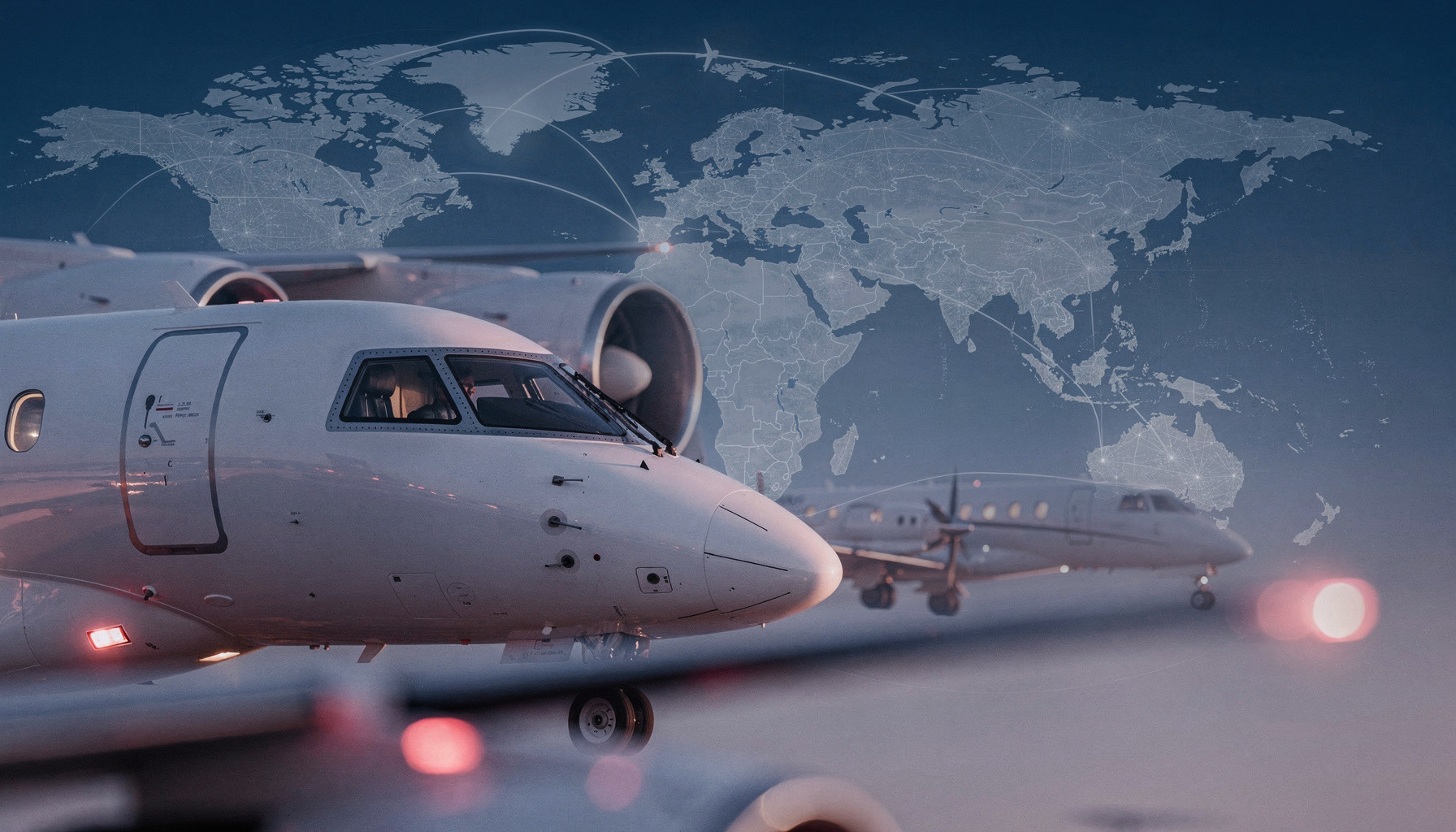 AiroBuck — global aircraft marketplace website built with WebZum AI website creator