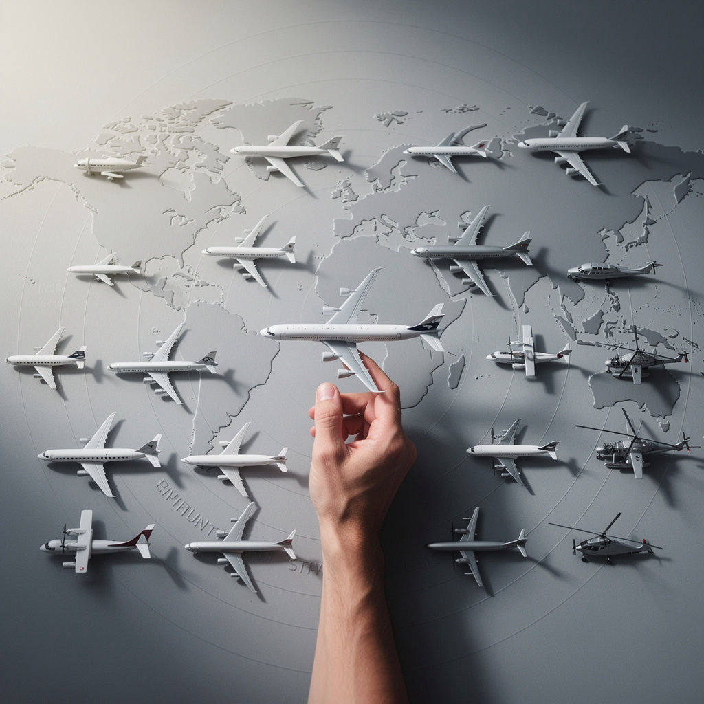AiroBuck global aircraft marketplace showcasing diverse aircraft inventory